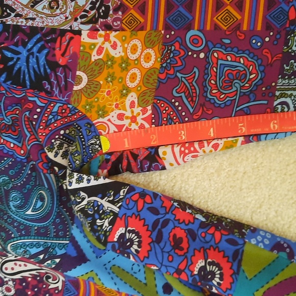 Colorful Patchwork Patterned Jumpsuit - Picture 9 of 11